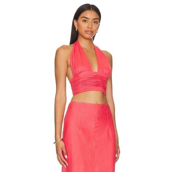 Hansen & Gretel CUCCINA BACKLESS TOP & ALLISON LONG SKIRT SET size S NWT$315 - Picture 4 of 14